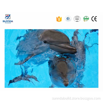 Couple of dolphin sealife design 3d tiles,lovely dolphin bedroom 3d tiles,morden style 3d floor tiles